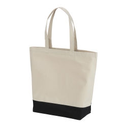 厚手コットンレギュラーバッグ ツートン(L)(tote)