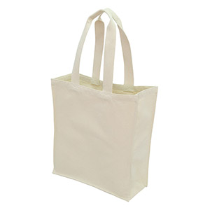 【販促品】キャンバス平織ひも角底トート ナチュラル(tote)