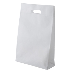 不織布角底小判抜きバッグ熱溶着品(tote)
