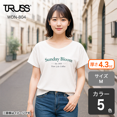 ウィメンズドルマンTシャツ(WDN-804)