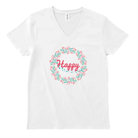スリムフィットVネックTシャツ