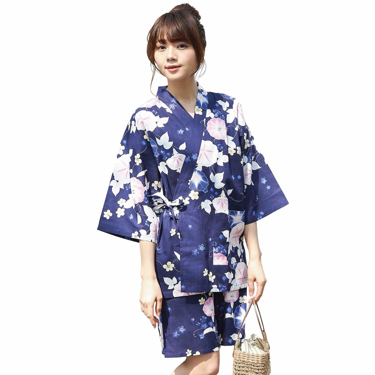 甚平のレディースコーデ9選 オトナ女子の夏祭りファッションとは