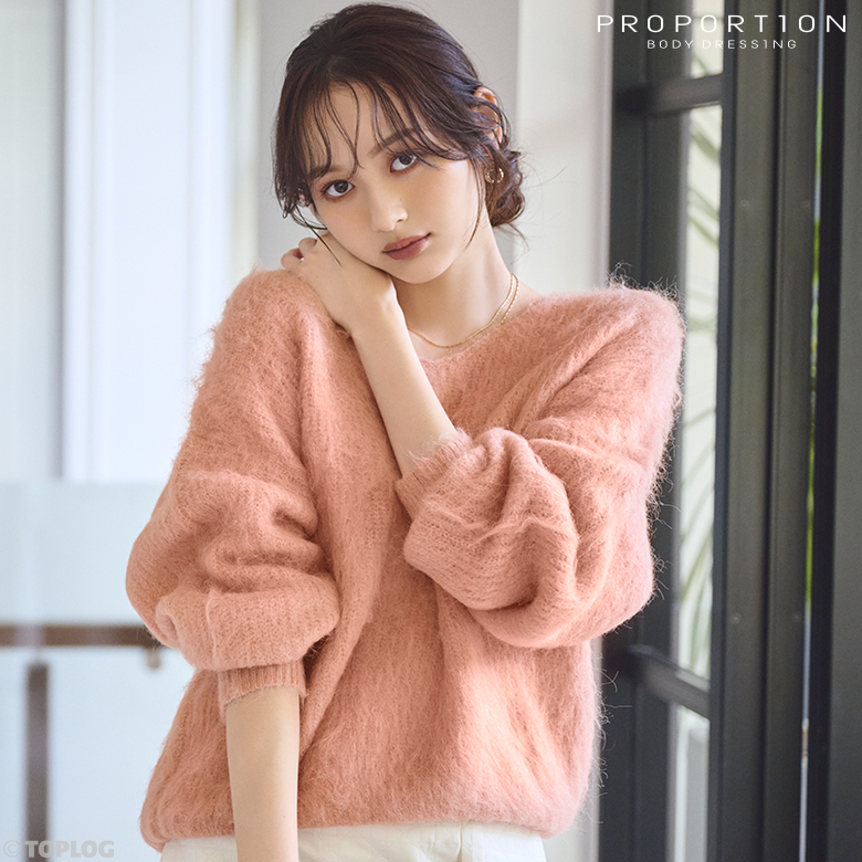 加藤栞さん×PROPORTIONニュアンスカラーで彩るウィンター