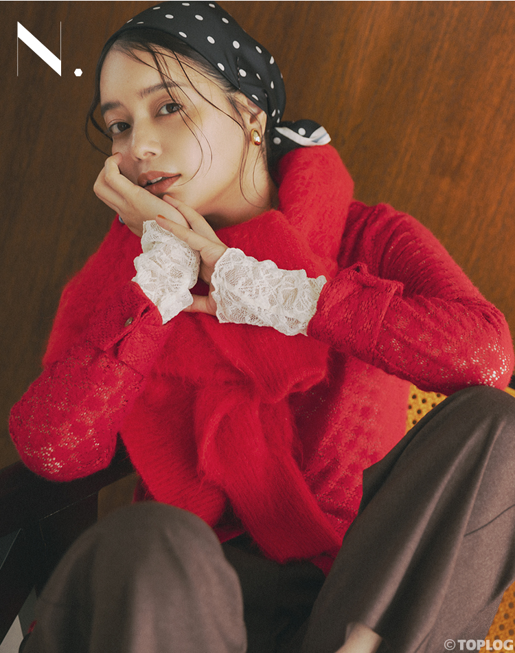 N.Natural Beauty Basic<br>岸本セシルさんが装う秋カラーのトラッドスタイル
