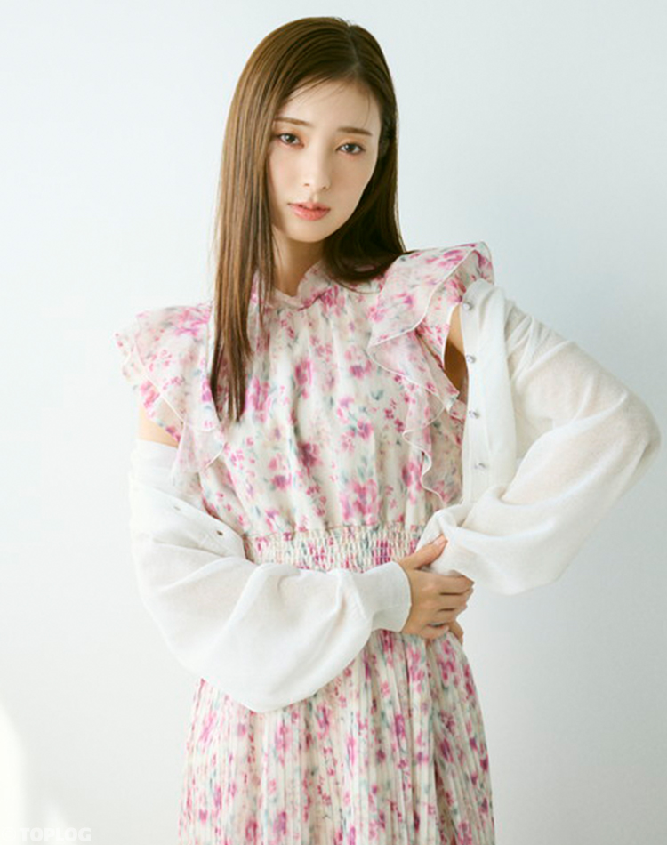 JILL by JILL STUART<br>宮本茉由が可憐に纏う<br>春のドラマティックワンピース