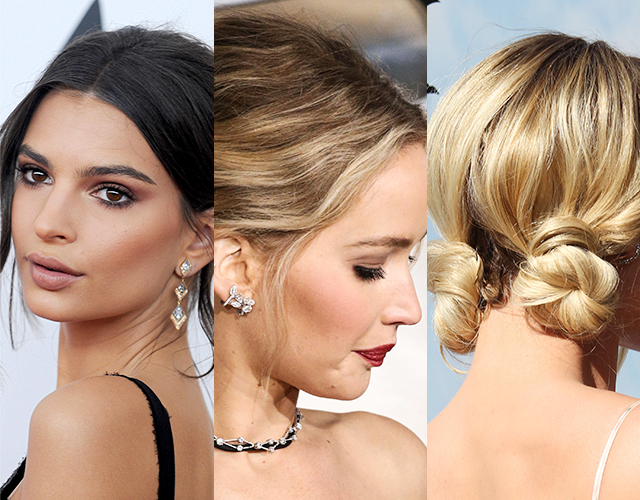 オシャレで可愛くて色っぽい 海外セレブの 低めまとめ髪 がアツイ