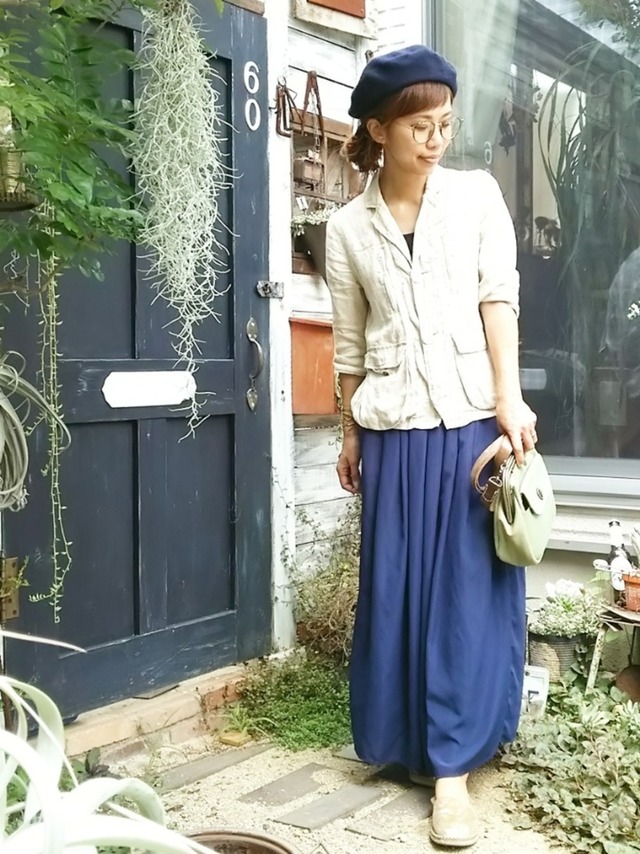 麻ジャケットが使える レディースの綺麗めカジュアルコーデ特集