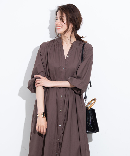 大人の通勤コーデは一枚で様になるシャツワンピで 季節別コーデ9選