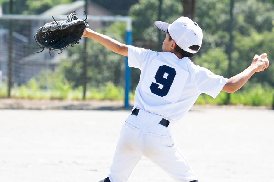 【少年野球ダイジェスト】野球初心者でも簡単に適切な投げ方が身につく「の」の字腕振り(’25 9/27)