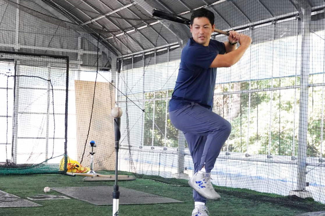 【少年野球ダイジェスト】遠くへ飛ばす秘訣は「大袈裟」に！？地面の力をもらう“歩きスイング”！（’26 3/4）