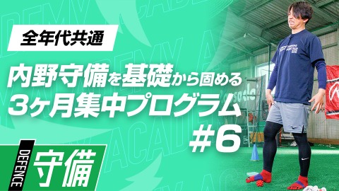 【グラブ操作】対応力を高める｢シングル・逆シングル捕球｣　#1