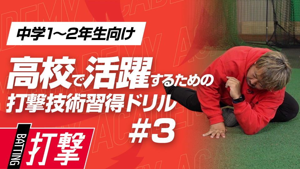 際どいコースや変化球への苦手を生まない体づくり　3か月で打球が変わる超実践的打撃理論