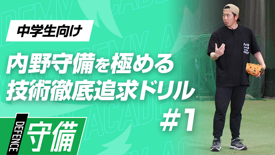 捕球姿勢・握り替え・送球動作の基本を徹底追究　3か月で技術力を変える内野守備向上メソッド