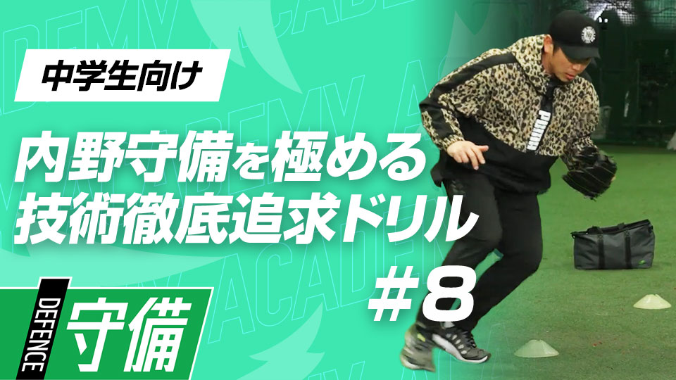 静止したボールで捕球姿勢をつくり捕球→送球の精度を上げる　3か月で技術力を変える内野守備向上メソッド