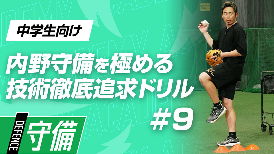 確実にアウトをとるための正確な送球感覚を養う　3か月で技術力を変える内野守備向上メソッド