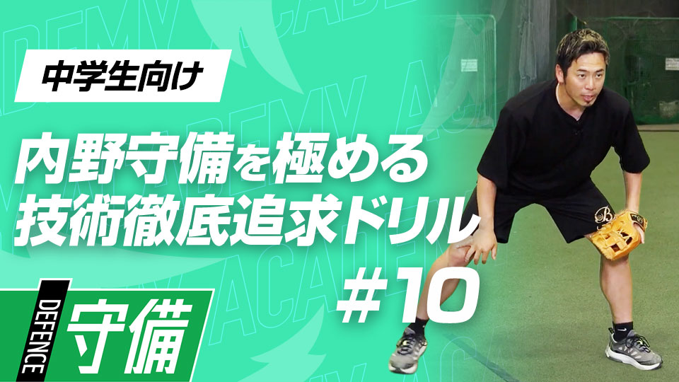 送球時の足の運び方と腕の走らせ方、体の回転を意識する　3か月で技術力を変える内野守備向上メソッド