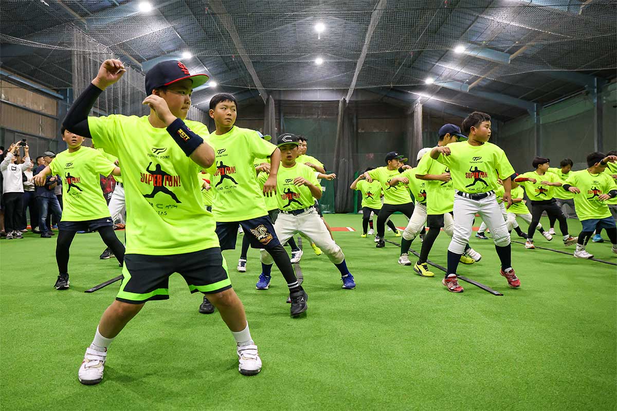少年野球のリズムトレーニング