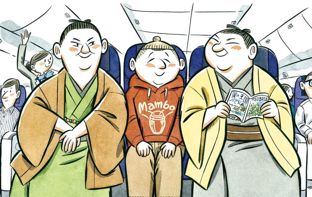 相撲愛が止まらない　ANAで追うロンドン場所の夢記事写真