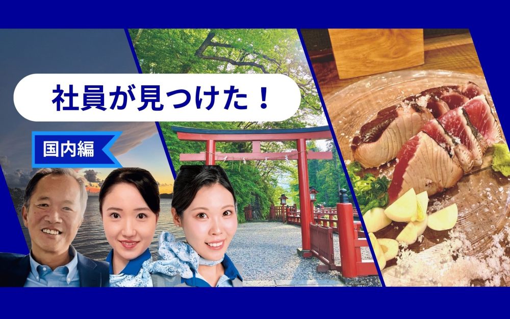 日光の神橋・石垣島一本マングローブ・高知グルメ—ANA社員が選んだ日本の特別な3体験