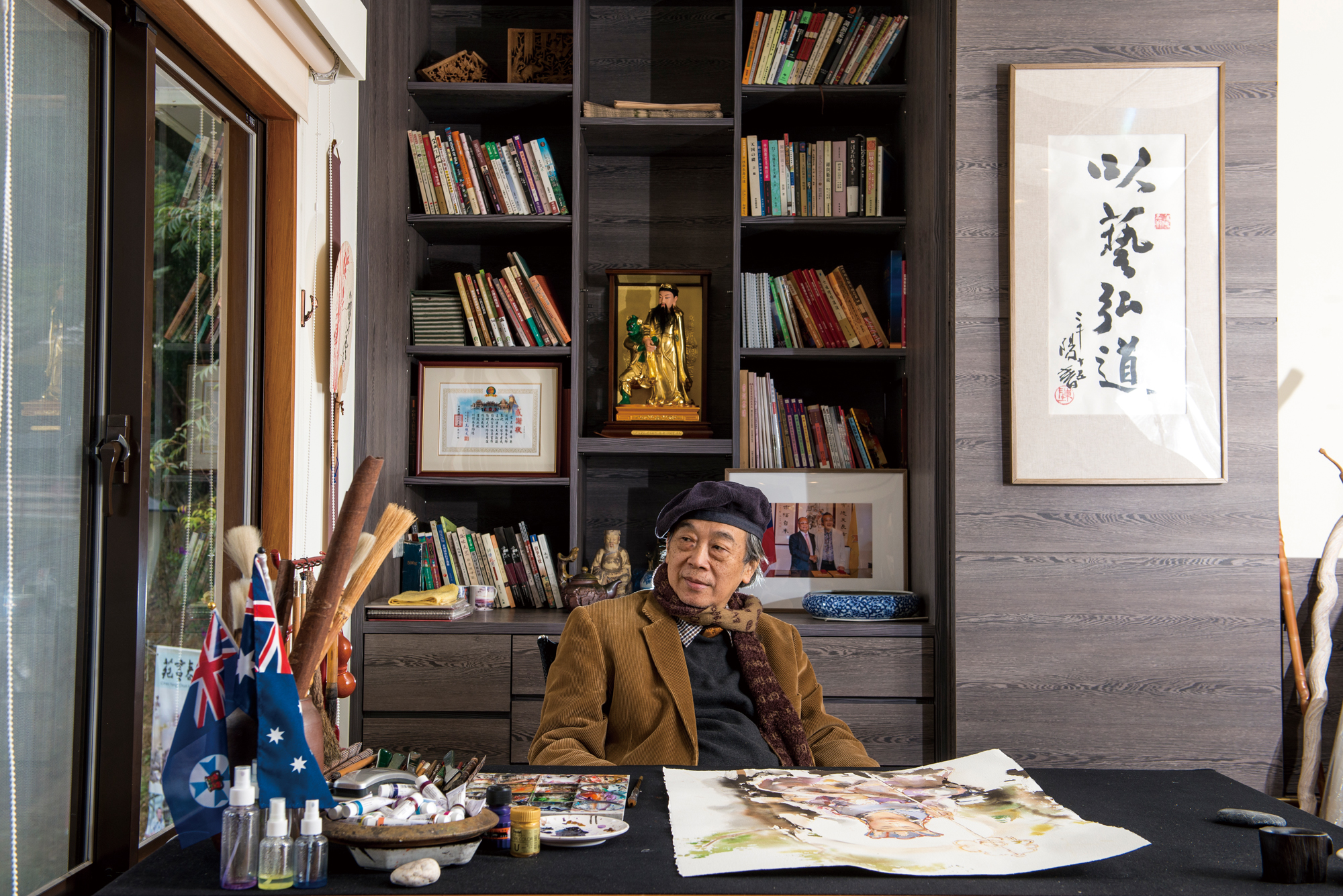 芸術で道を弘める 画壇の儒者侠客 ——陳陽春 - Taiwan Panorama