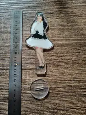 アクスタ、缶バッジ良い出来です。