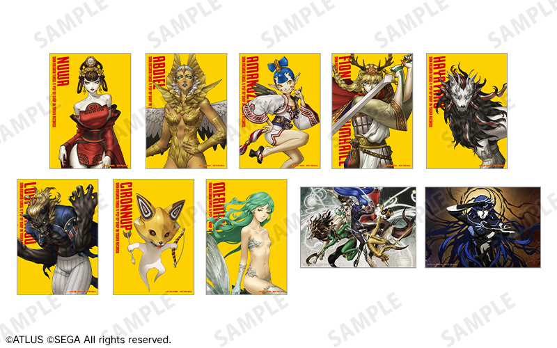 激レア　女神転生ポスター　7枚セット売り　非売品 真・女神転生Ⅴ POP UP SHOP in TOWER RECORDS」開催決定！