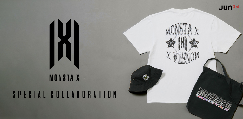 MONSTA X】メンズアパレルブランド JUNRedのコラボ商品販売決定！