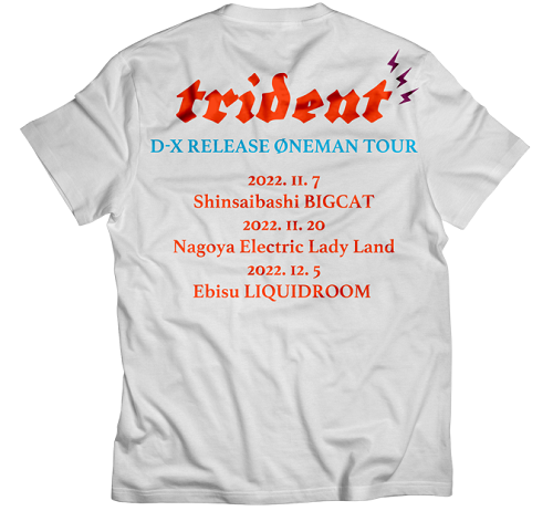 TRiDENT】1st miniAlbum “D-X”発売記念 渋谷店限定Tシャツ発売