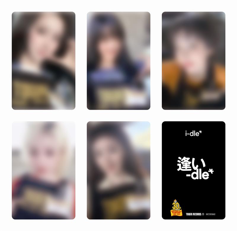 i-dle We are タワレコ 特典 6枚セット　渋谷 i-dle We are タワレコ 特典 6枚セット 渋谷 i-dle We are