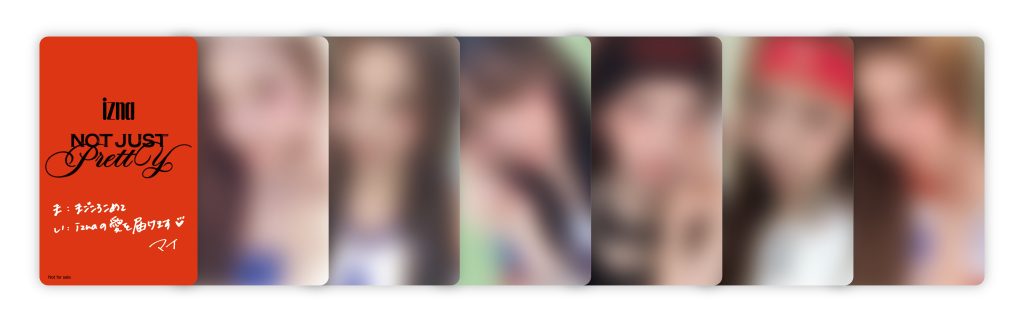 izna】 2nd Mini Album 『Not Just Pretty』日本限定特典付きで販売