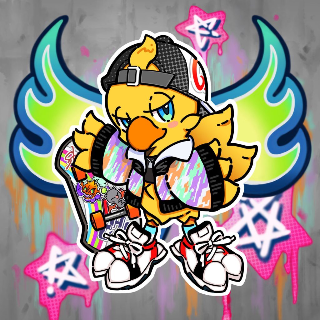 渋谷スライム・渋谷チョコボの缶バッジがもらえるスタンプラリー実施