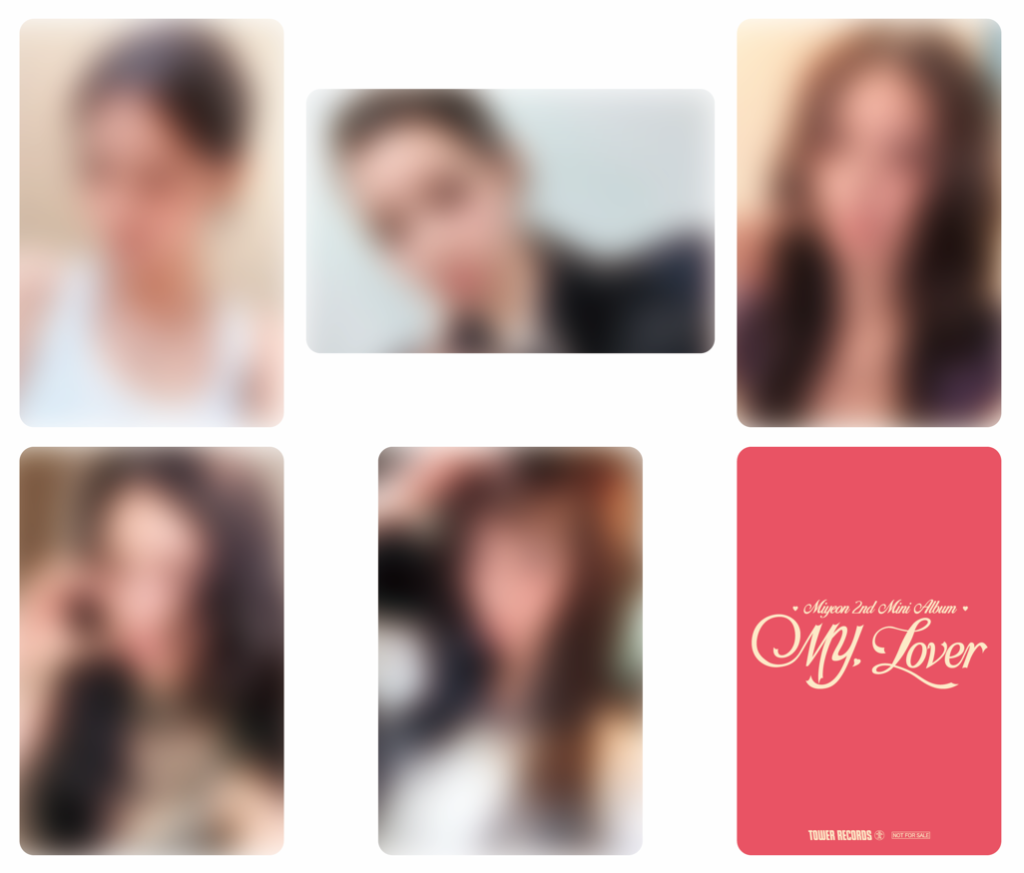 MIYEON】2nd Mini Album 『MY, Lover』 発売記念 タワーレコード対象