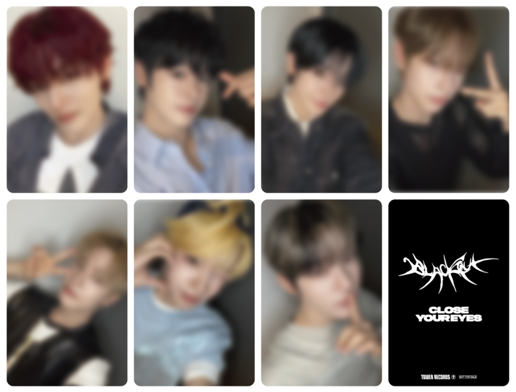 CLOSE YOUR EYES】 3rd Mini Album『blackout』 タワーレコード限定