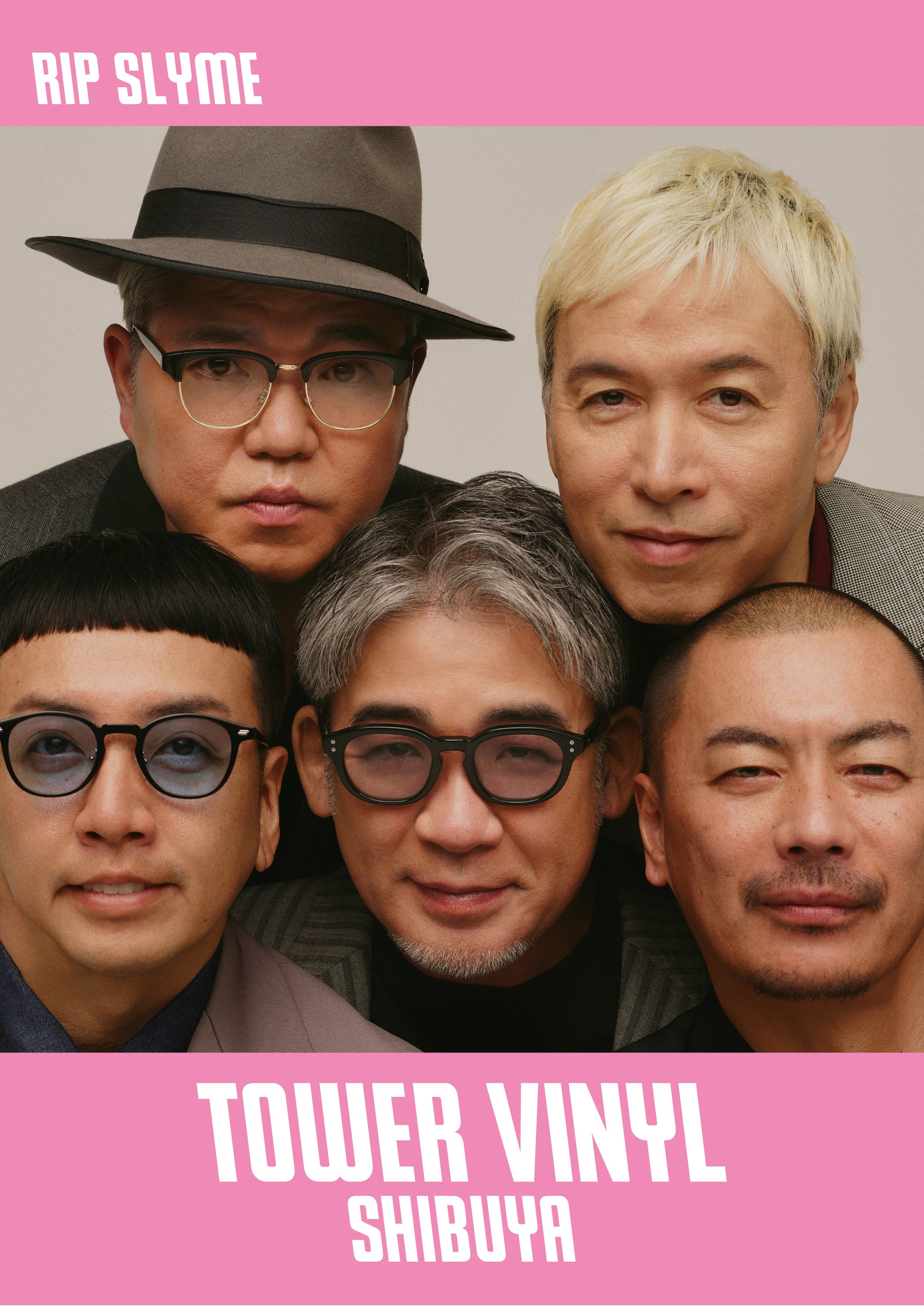 【RIP SLYME】レコード盤「GREATEST FIVE LP EDITION」 VOL.1＆VOL.2の発売を記念しTOWER VINYL SHIBUYAにてキャンペーン開催！