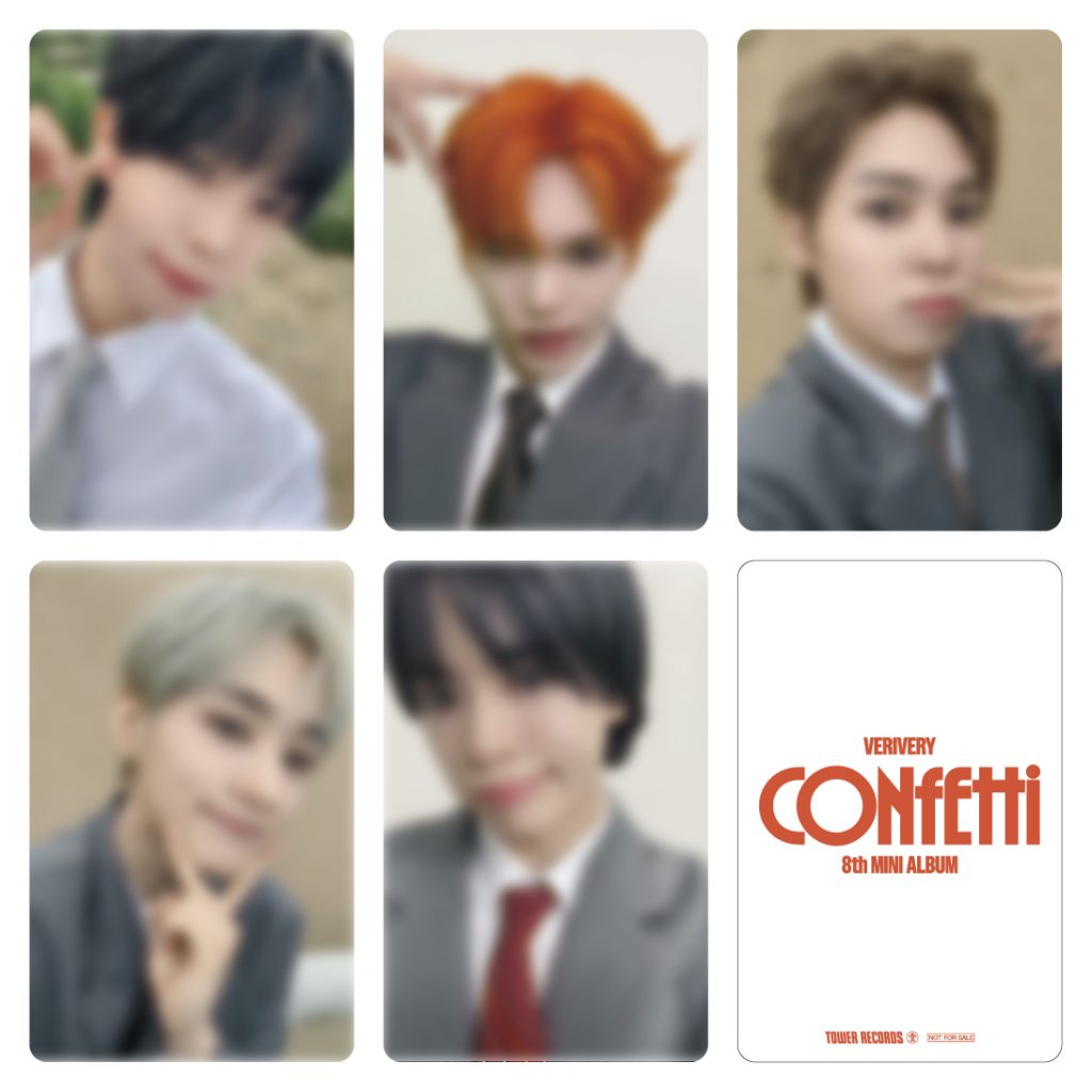 9/4(金)更新※【VERIVERY】8th MINI ALBUM[CONFETTI]タワーレコード対象