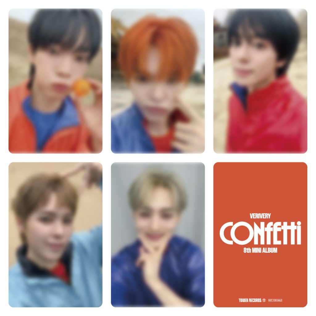 9/4(金)更新※【VERIVERY】8th MINI ALBUM[CONFETTI]タワーレコード対象