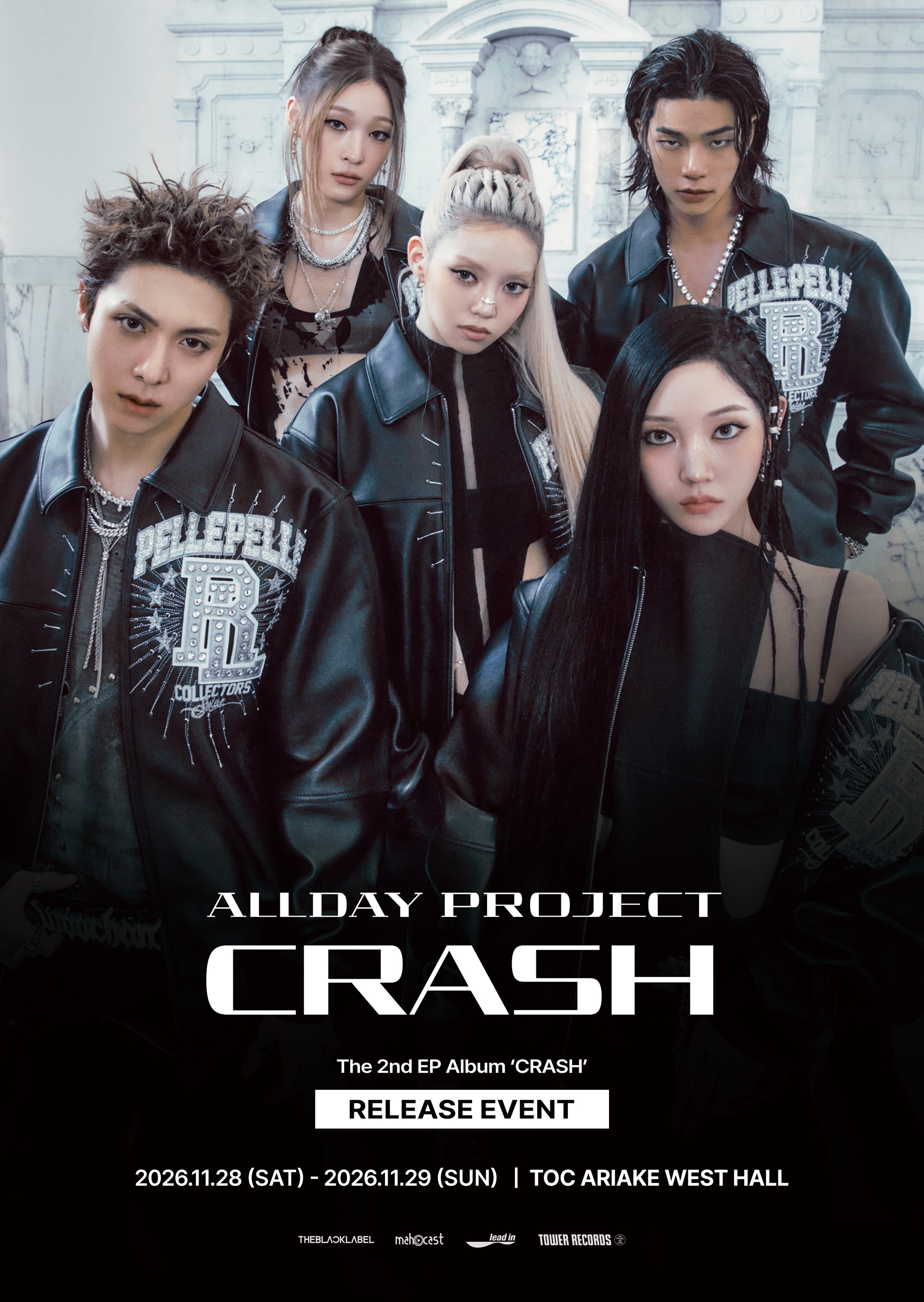 【ALLDAY PROJECT】 The 2nd EP Album 『CRASH』 タワーレコード限定特典&イベント詳細決定！