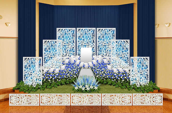 季節の花祭壇12月編 夜空に輝く光をいつまでも 終活 お葬式のことなら終活メディア