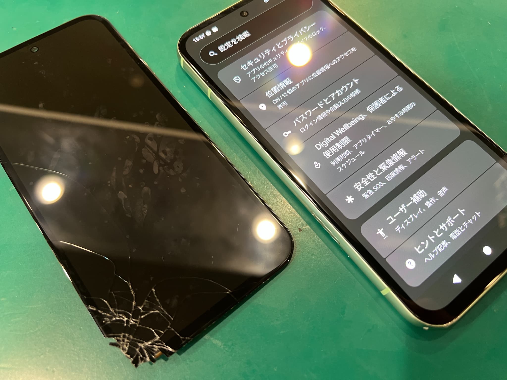 Pixel 8a（ピクセル8エー）画面割れ修理！90分でピカピカに復活 