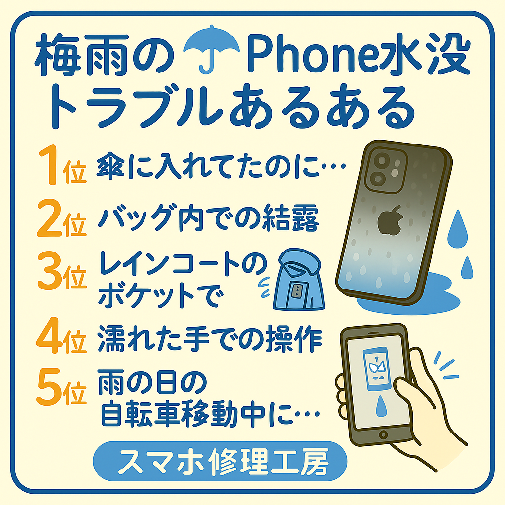 【第61回】梅雨に多発！水没トラブルランキング