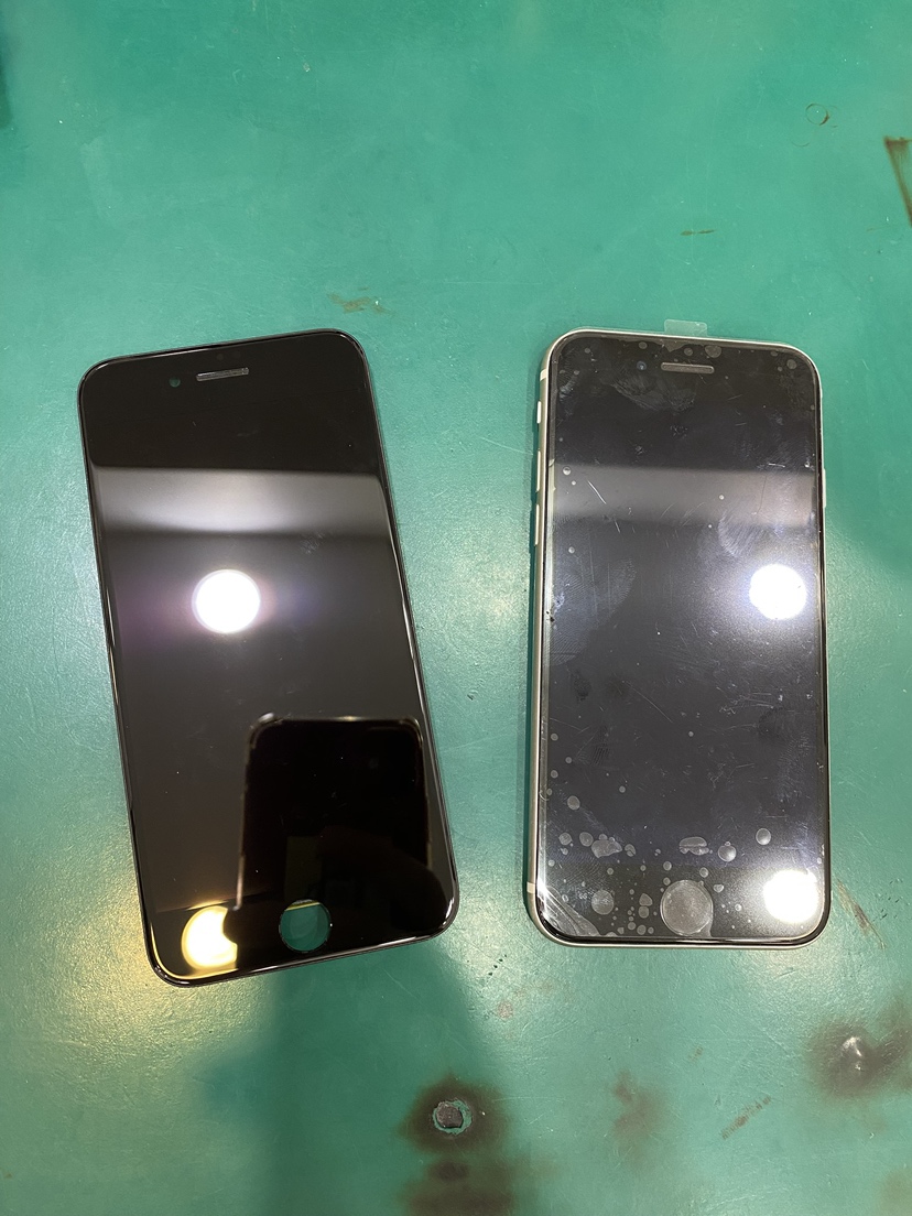 表示しなくなったiPhoneSE3の画面を交換いたしました！【スマホ修理工房テラスモール湘南店】