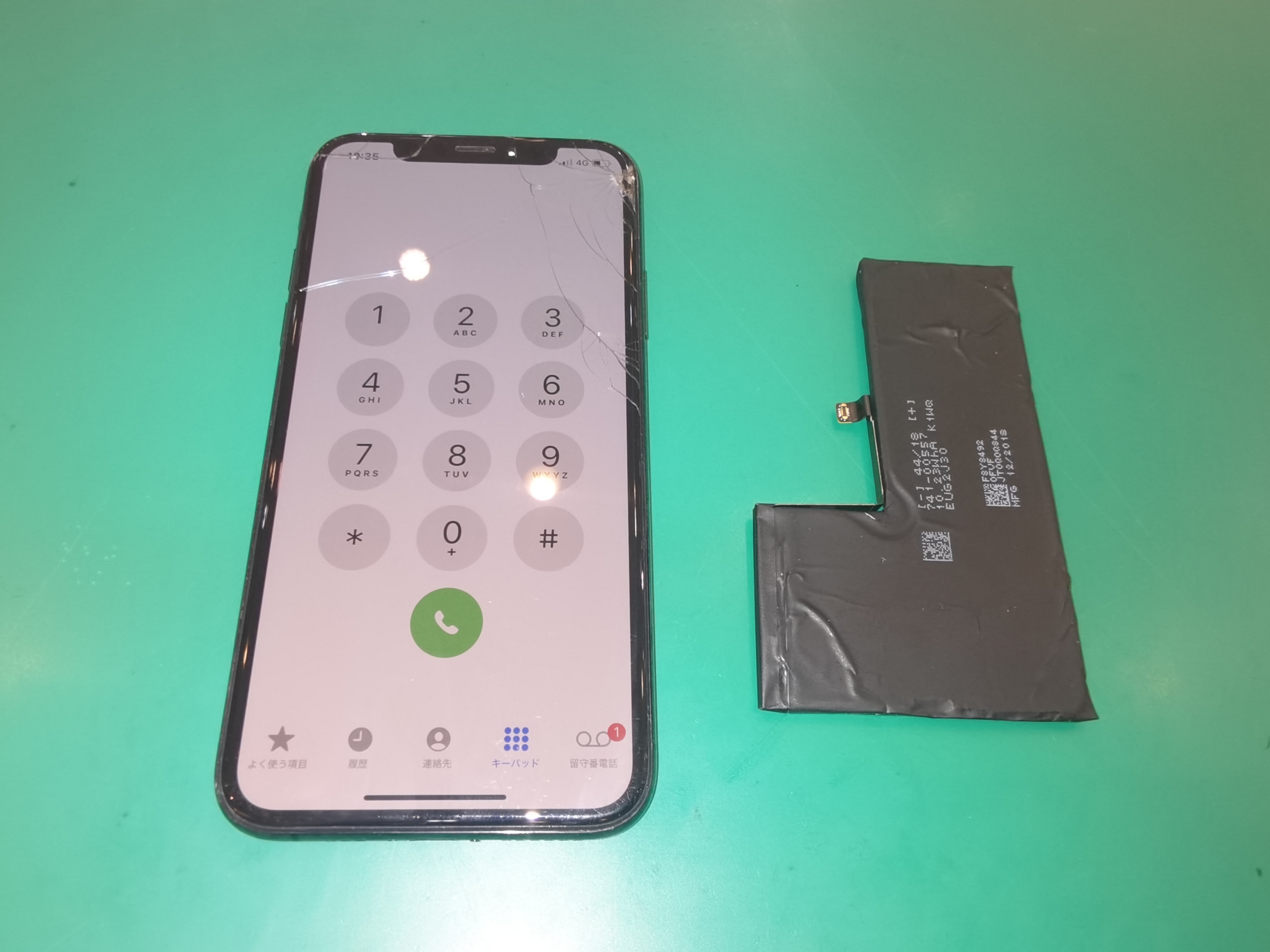 ⚡🔋iPhoneXS（アイフォンXS）バッテリー交換🔋⚡