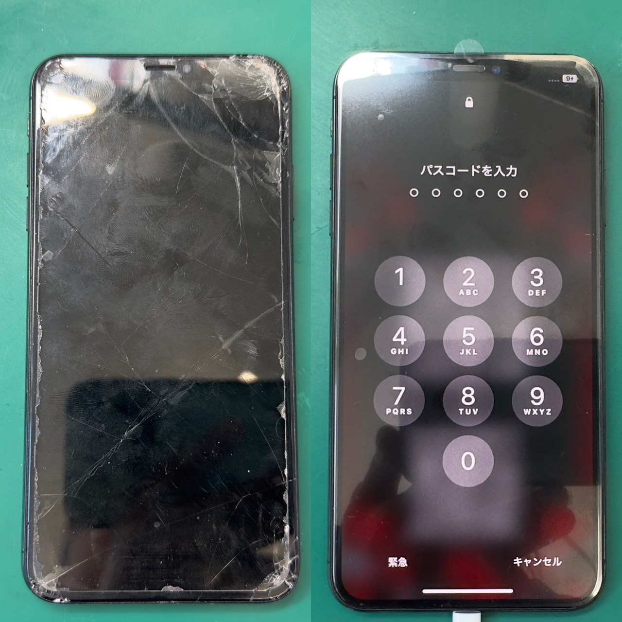 iPhoneXSMax(アイフォンXSMax)液晶破損による画面交換【登戸・向ケ丘遊園店】