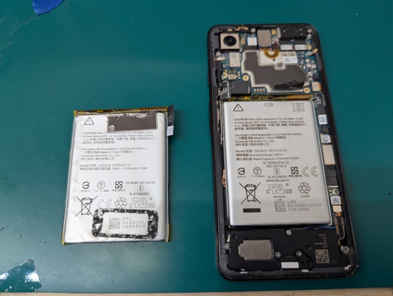 Google Pixel 3のバッテリー交換を実施しました！｜スマホ修理工房アル・プラザ小杉店