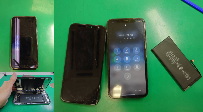 落として画面が表示されない…iPhone 11　画面交換修理を行いました！！【スマホ修理工房三鷹店】