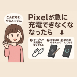 【第91回】充電できないPixel、ケーブル？本体？まず確認すること