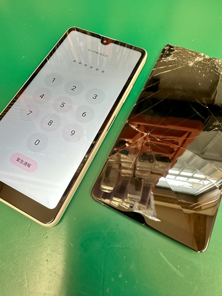 XperiaAceⅢ画面修理【スマホ修理工房熊谷店】