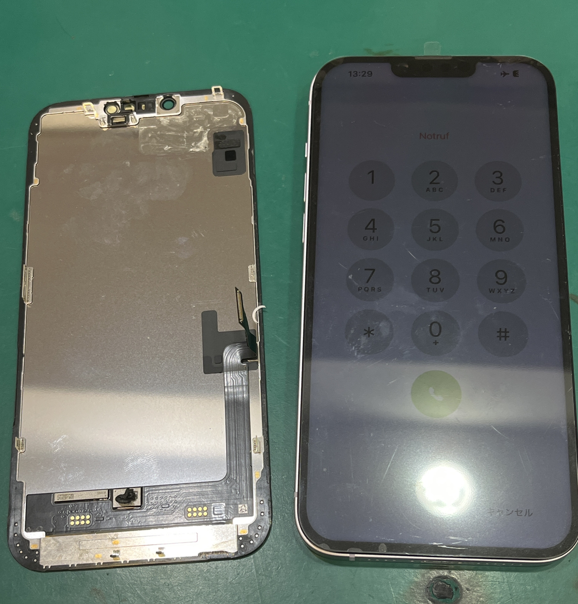 iPhone14Plusの画面を交換しました！スマホ修理工房テラスモール湘南店