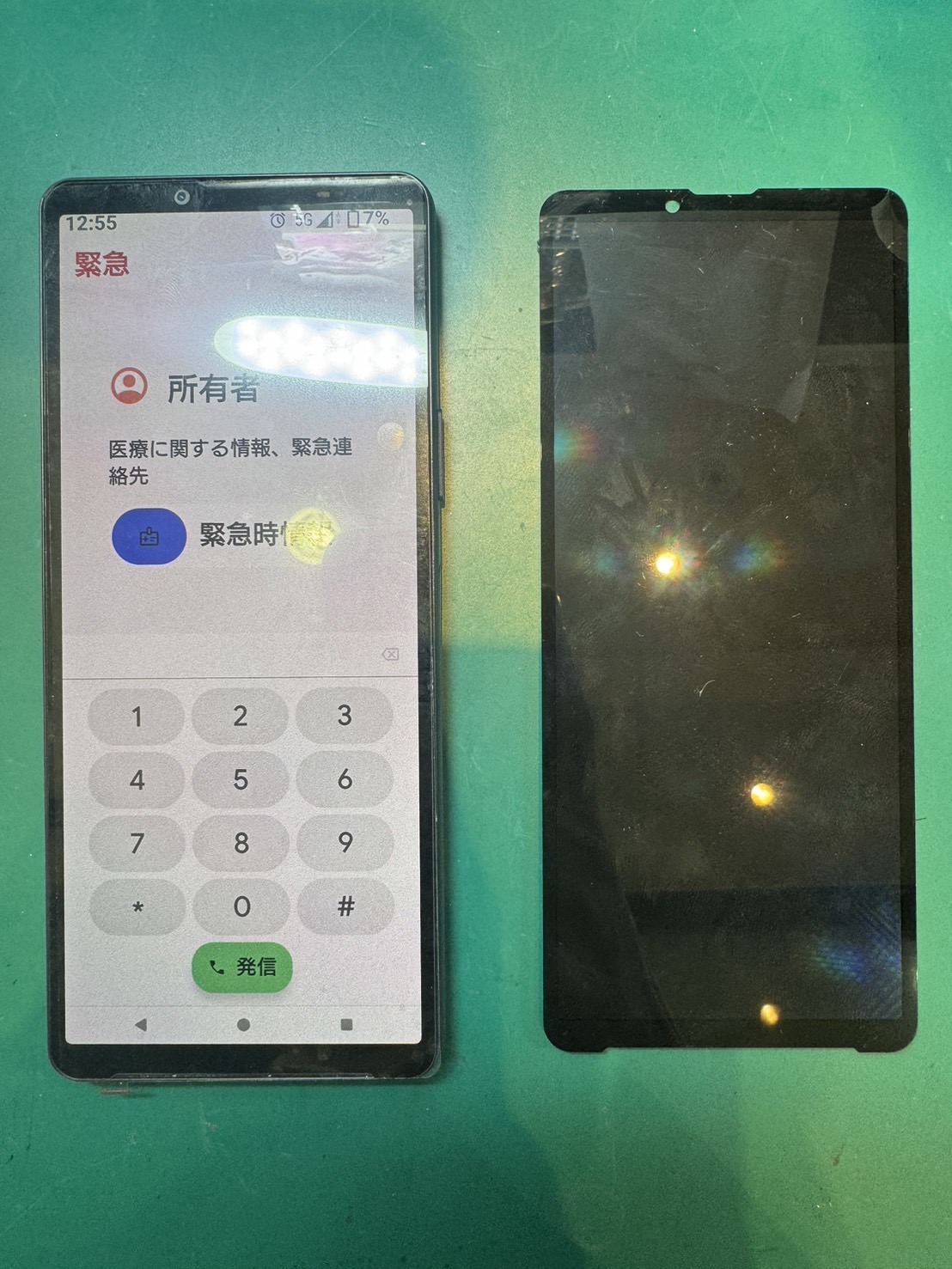 落として画面が点かない…Xperia 10Ⅳ 画面交換修理を行いました！！【スマホ修理工房荻窪タウンセブン店】