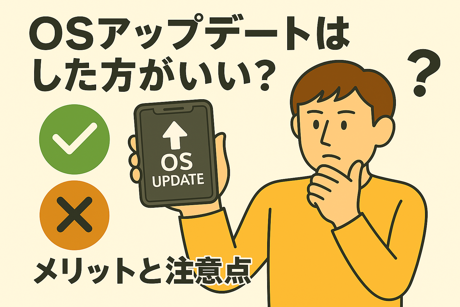 【第7回】OSアップデートはした方がいい？メリットと注意点【戸塚モディ店】
